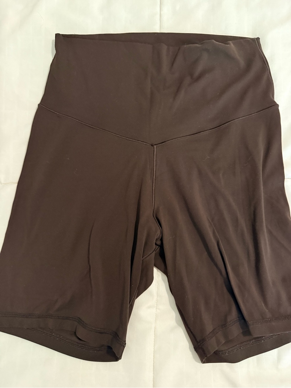 aerie Sculpt High-Rise Bike Shorts - Dark Brown